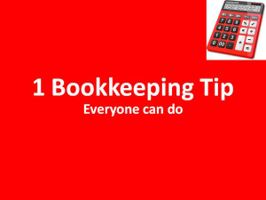 Good Bookkeeping Habits